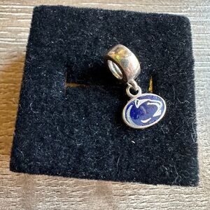 Silver and Blue Charm Pendant Penn State Nittany Lions
